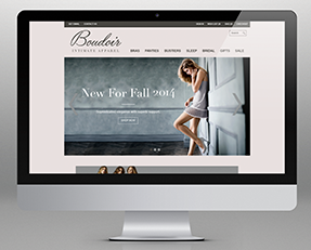 Boudoir Intimate Apparel Web Design