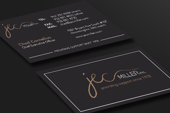 JEC Miller Buisness Card JEC Miller Buisness Card