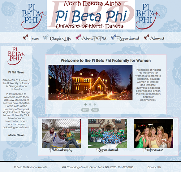 Pi Beta Phi Home Page Pi Beta Phi Home Page