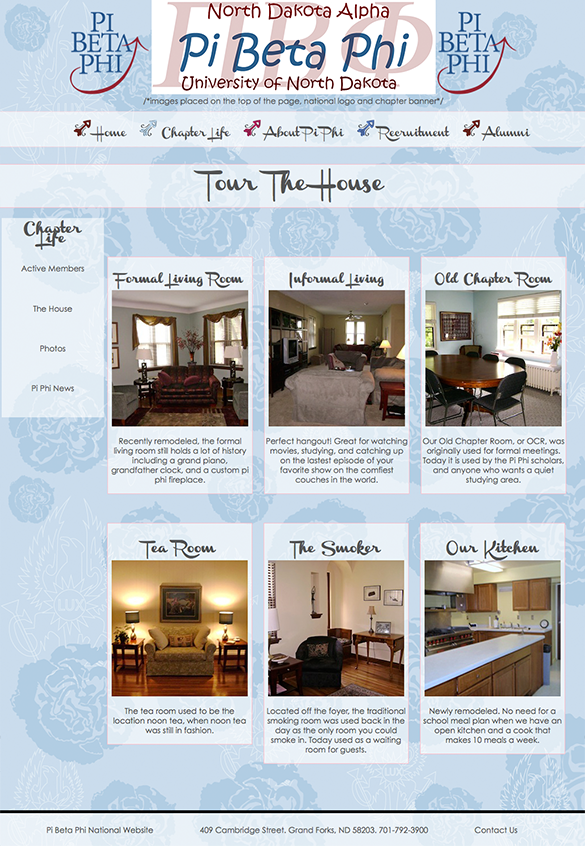 Pi Beta Phi The House Page Pi Beta Phi The House Page